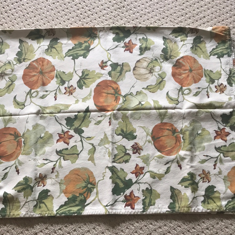 Cynthia Rowley pumpkin table cloth